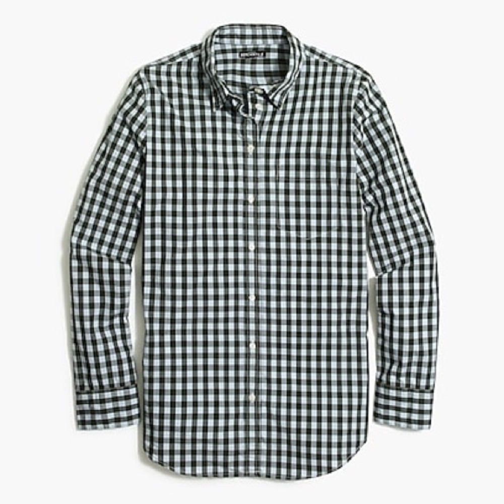 J.CREW Gingham Button Down Shirt